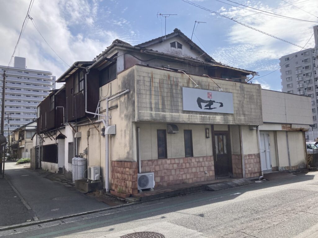 福岡県久留米市の桜町遊廓跡