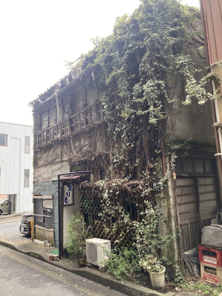 水戸の赤線・奈良屋町に残る建物。