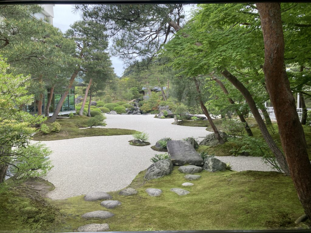 足立美術館の苔庭