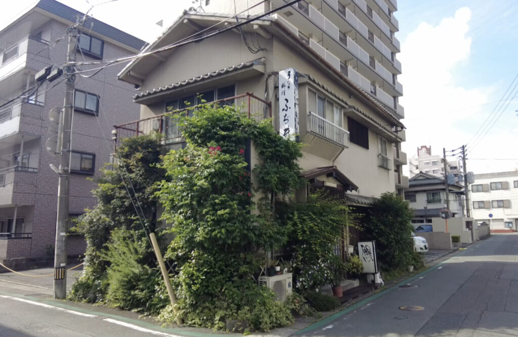 福岡県久留米市の桜町遊廓跡