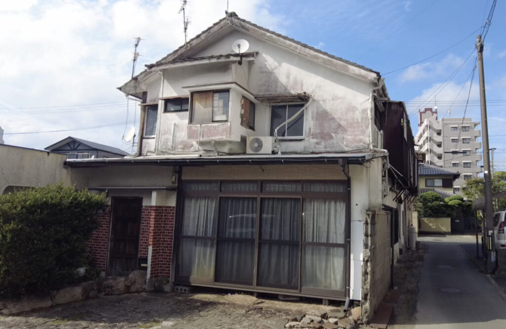 福岡県久留米市の桜町遊廓跡