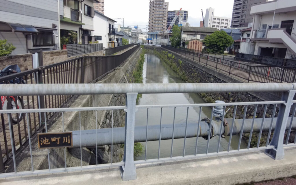 久留米・池町川周辺の青線跡