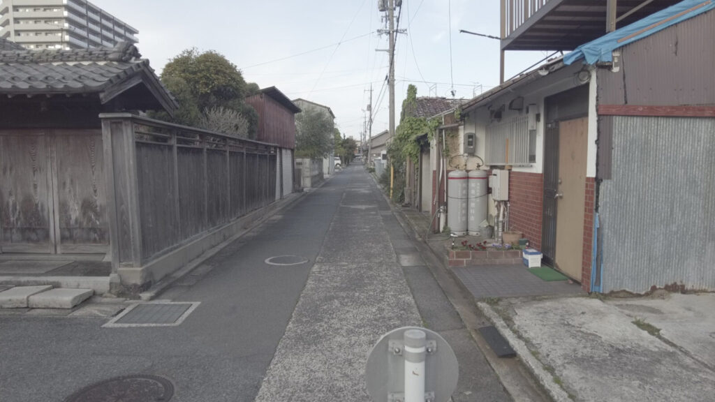米子・花園町（灘町）遊郭跡の様子