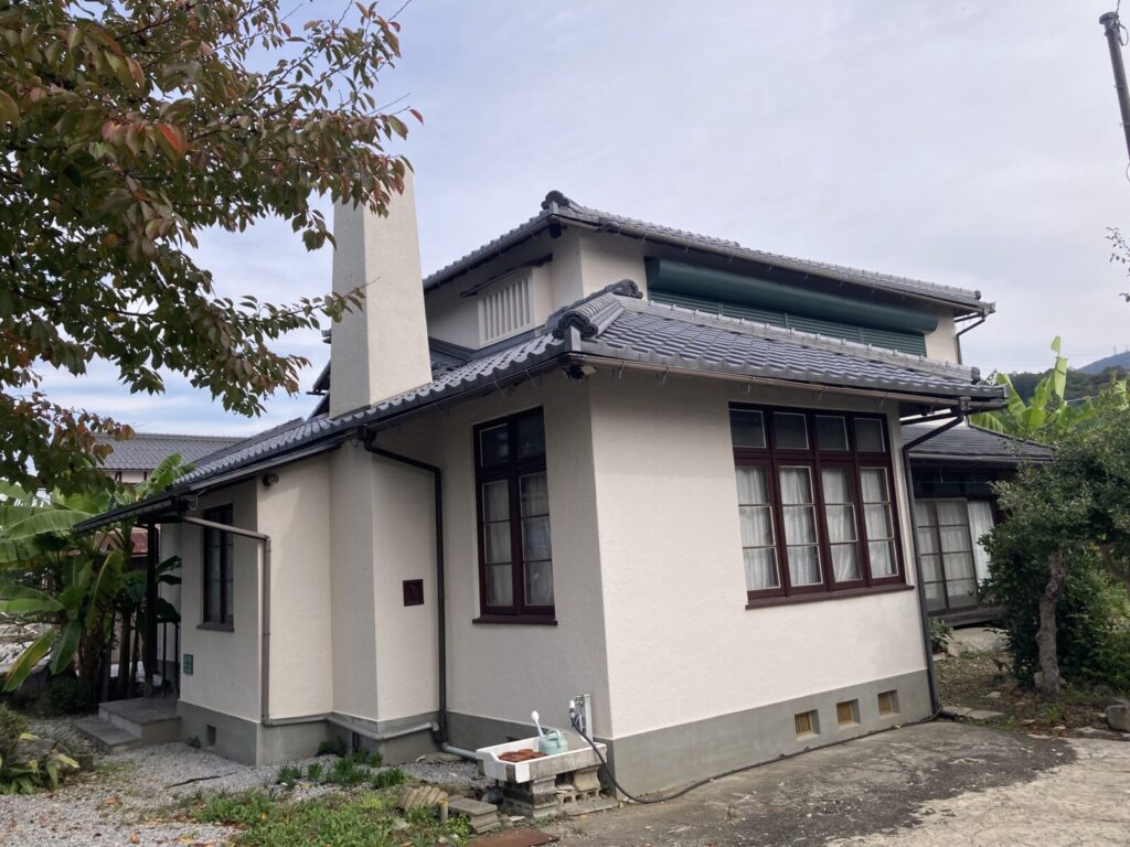 本陣跡に建つウィリアム・メレル・ヴォーリズ設計の洋館