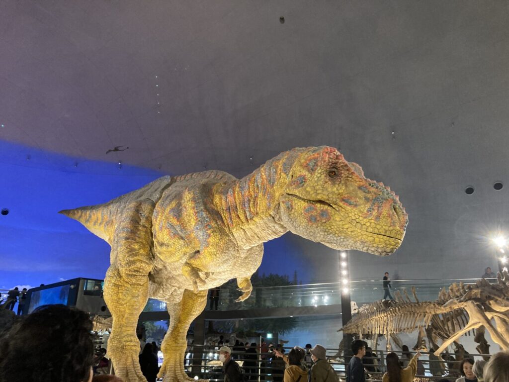 福井県立恐竜博物館のティラノサウルス
