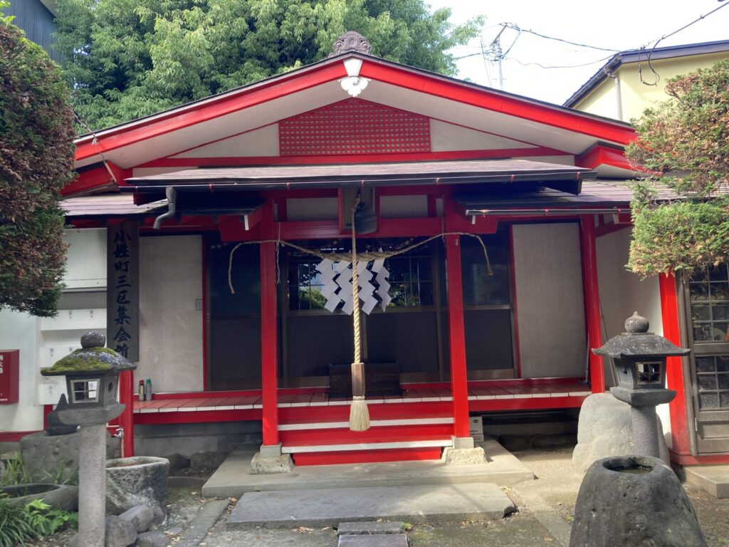 小姓町遊郭の東前稲荷神社