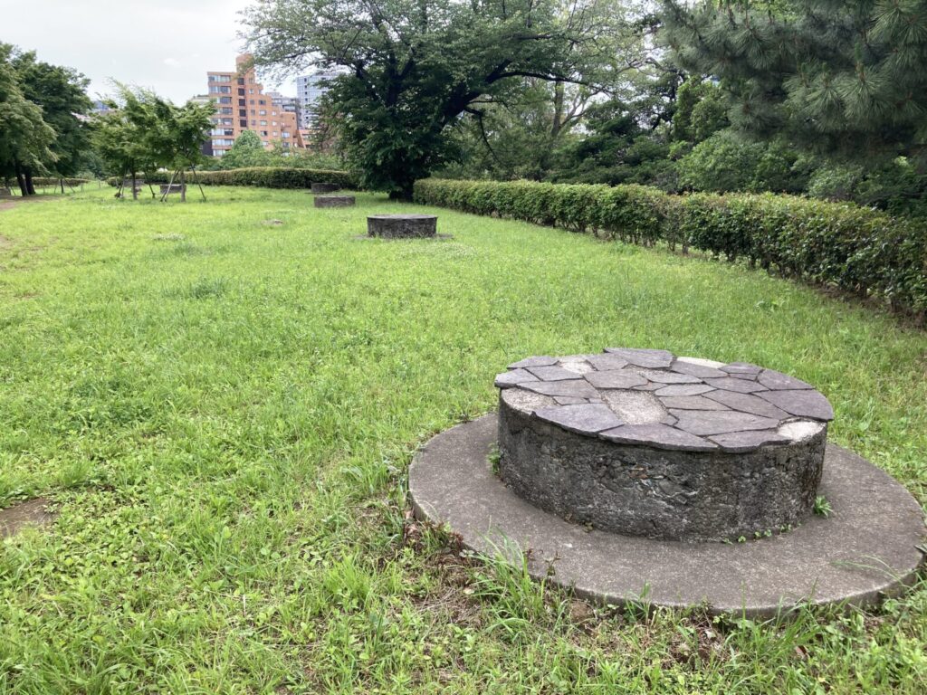 高射機関砲の台座跡