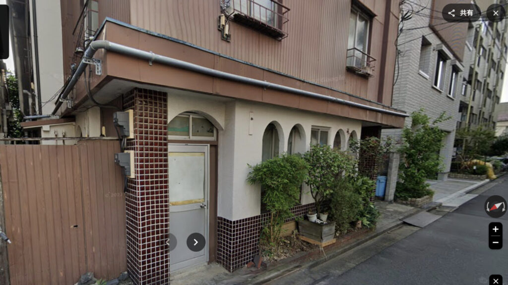 2022年にはカフェー建築が残ってた