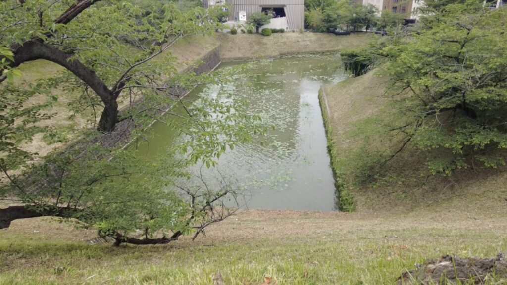牛ヶ淵(土橋の左側)