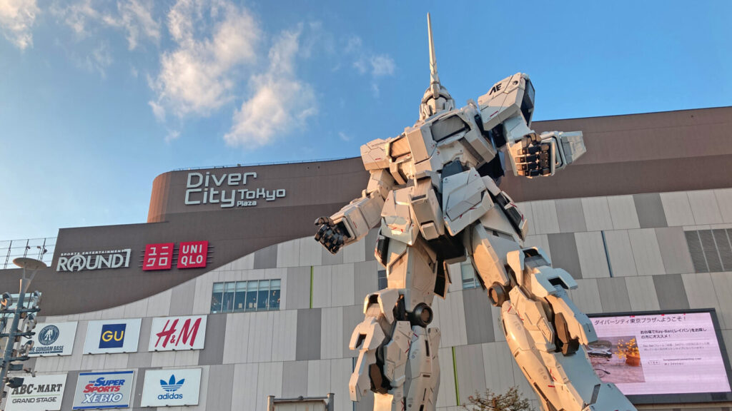 お台場のユニコーンガンダム